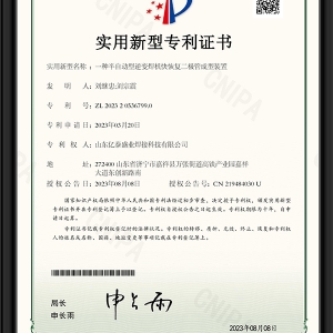 一種半自動型逆變焊機快恢復二極管成型裝置-實用新型專利證書